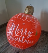 Duża świąteczna nadmuchiwana bombka 