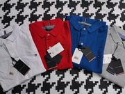 Tommy hilfiger tshirt polo core biała szarozmiar  