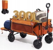 TIMBER RIDGE XXXL Składany Wózek Transportowy 300 l 160 kg