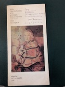 Jan Salomon folder z dedykacją i autografem 1976r.