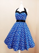 Sukienka pin up retro styl lata 80 strój tematyczny party PRL przebranie 40