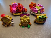 Super zings pojazdy i figurki złote zestaw