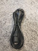 Kabel zasilający czarny C13 3 pinowy 1,5 metra