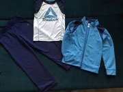 Dres sportowy Decathlon rozm. 115-124 + koszulka Reebok