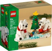 Lego Zimowe niedźwiedzie polarne 40571