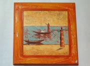 Obraz na drewnie Afryka, Etniczny pejzaż