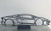 Model sylwetka Lamborghini Aventador druk 3d