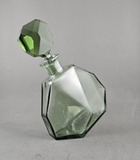 Karafka Art Deco zielona