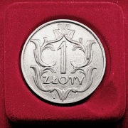 Moneta polska 1 zł z 1929 roku