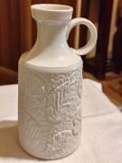 Bavaria - Biały wazon z uchem