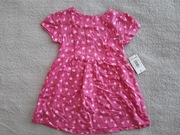 Nowa różowa elegancka sukienka z falbankami w serca Matalan 86 - 92