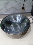 Wok ze stali nierdzewnej 