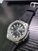 Casio G-Shock GST-W130C-1AER solar multi band 6 leather codura nylon