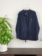 Damska granatowa kurtka z kapturem wiosenna wiatrówka Colloseum Rozmiar M