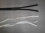 Guma krawiecka dziana 8 mm 10 MB czarna