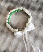 Wianek wianuszek I Komunia róże różyczki piankowe komunijny