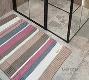 Dywan ze sznurka pleciony 60/130cm Motkiemisznurkiem bawełna 