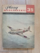 PLANY MODELARSKIE 62 SAMOLOTU MYŚLIWSKIEGO P-51D "MUSTANG"