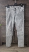 Jeansy skinny szare dla dziewczynki F&F r. 140