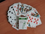Stare unikatowe Karty do gry Skat Kuemmerling z lat 80