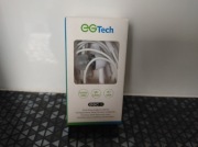 Słuchawki przewodowe białe egtech