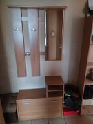 Garderoba z regałem jasny buk 