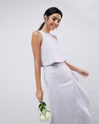 Sukienka maxi srebrna ozdoby