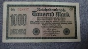 Niemcy  Banknot 1000 Marek 1922 rok  SERIA  Nb 328957