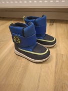 24 buty niebieskie dziecięce śniegowce Wild Nature Sinsay Botki zimowe 
