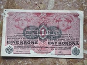 1 korona 1916 Austro-Węgry - polskie napisy