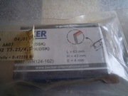 Łopatki grafitowe BECKER nr. kat. 80361707 WN 124-162