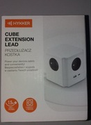 Przedłużacz kostka Hykker 1,5m 4 gniazda Usb-A Usb-C biały