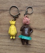 Figurki brelok PRL lata 60 miś Jogi Yogi Bear retro vintage