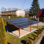 CARPORT dwustanowiskowy Fotowoltaika 9,9kW +montaż