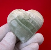 Walentynkowe serce - PISTACJOWY KALCYT: 108,6 g