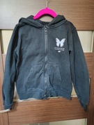 Czarna bluza z kapturem 134 Bawełna Stronger Together 4F (1)