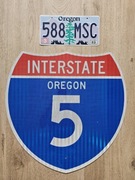 Znak drogowy Oregon USA 