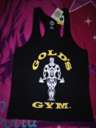 Koszulka na siłownię Gold's Gym treningowa tank top czarna rozmiar XL