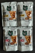 ACTIV PET małe rasy kawałki w sosie z KURCZAKIEM I WOŁOWINĄ 4x100g