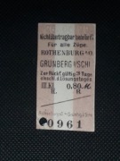 Magnes Bilet Rothenburg (Czerwieńsk) - Grunberg