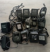 Zasilacze AC/DC różnej mocy- duży zestaw 13 szt.