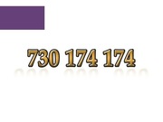 730 174 174 ZŁOTY NUMER STARTER PLAY ŁATWY NA KARTĘ PREPAID GSM