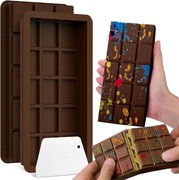 2 silikonowe formy do czekolady Dubai  + skrobak