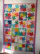 Narzuta patchworkowa 160/200 bawełna 100%