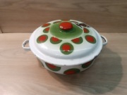 Miska emaliowana. Wystawa Ziem Odzyskanych. Wrocław 1948.