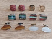 Spinki do mankietów zestaw 6 kompletów...