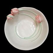 Home&You misa Tulippos tulipany 3d pastelowa duża XL Nowa średnica 25 cm