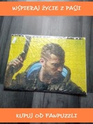 Puzzle 500 cyberpunk 2077 male V good loot kompletne ułożone