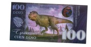 Banknot z Dinozaurami 100 Dino