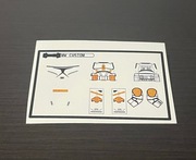 Lego star wars kalkomania clone Cody P1